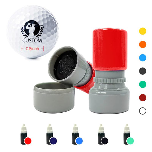 ORYG Custom Golf Ball Stamp Personalized Golf Ball Marker-Effortlessly Customize Your Golf Balls with Markings-Golf Accessories Gift for Golf Enthusiasts,Includes Ink Bottle