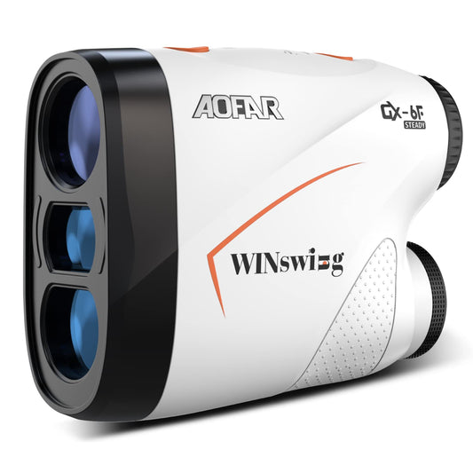 AOFAR GX-6F PRO Golf Rangefinder with Slope On/Off, 500/600 Yards Range finder with Continuous Scan, Flag Lock with Vibration, Rangefinder golf Devices for golfers, 6X Magnification High-Precision